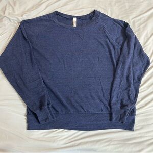 American Apparel Long Sleeve Top Navy Blue Size Medium Early 2000s